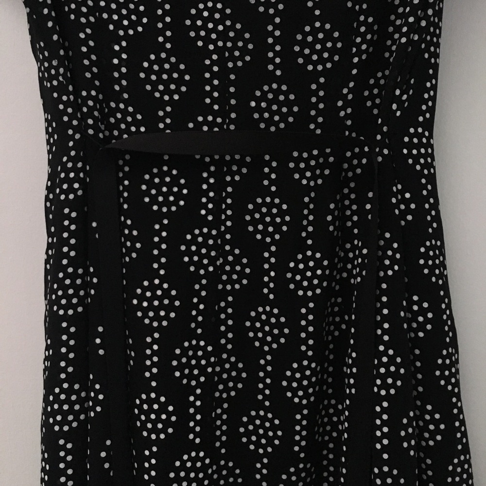 NWOT Kay Unger polka dot silk dress - Picture 4 of 5